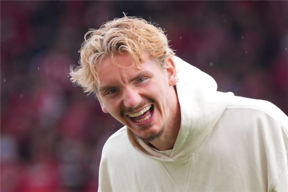 Auf dem Sprung nach England: Stuttgarts Stürmerstar Nick Woltemade. (Archivbild)Soeren Stache/dpa