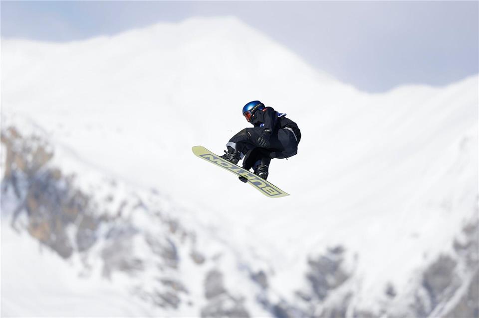 Auf dem Sprung zu Gold: Su YimingOliver Weiken/dpa