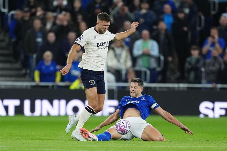 Auf dem Weg nach Mailand? Der deutsche Nationalstürmer Niclas Füllkrug von West Ham United. (Archivbild)Martin Rickett/PA Wire/dpa