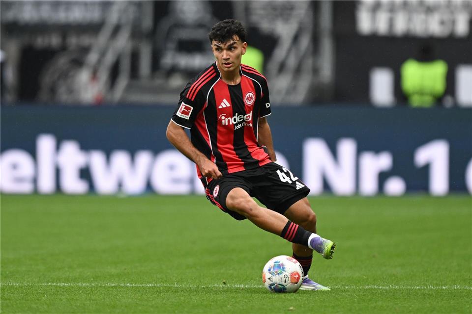 Auf dem Weg zum Bundesliga-Star: Frankfurts Youngster Can Uzun.Arne Dedert/dpa