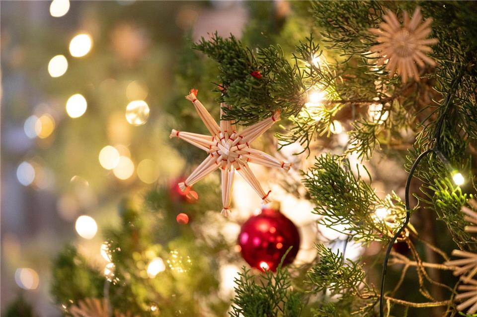 Auf dem Weihnachtsmarkt in Erbach wurde unter anderem Deko zerstört. (Symbolbild)Sebastian Kahnert/dpa