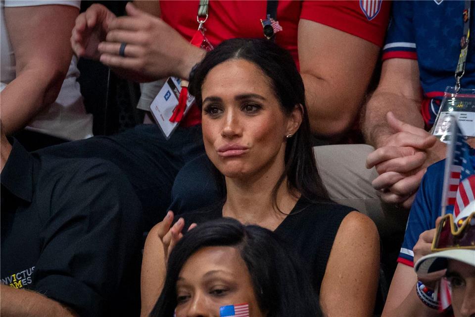 Auf den Bericht in der „Mail on Sunday“ reagierte Meghan zunächst nicht öffentlich. (Archivbild)Christoph Reichwein/dpa