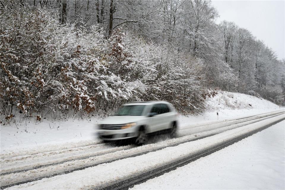 Auf den Straßen war Vorsicht geboten. Florian Wiegand/dpa