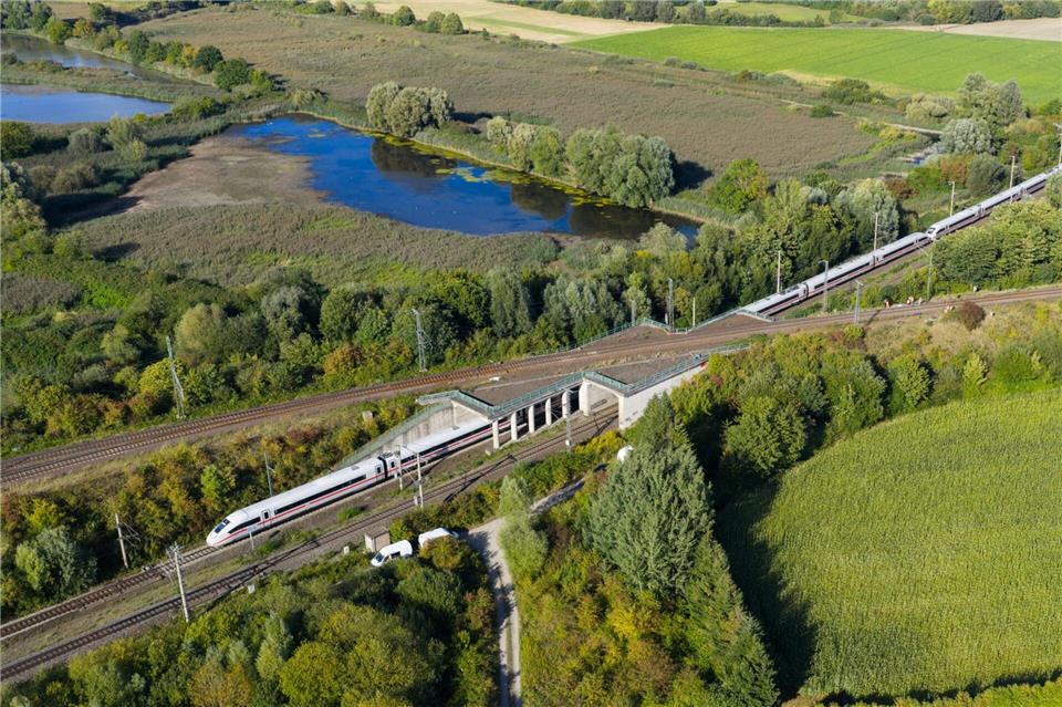 Auf der Bahnstrecke zwischen Hannover und Berlin kommt es zu Verspätungen und Zugausfällen.Julian Stratenschulte/dpa