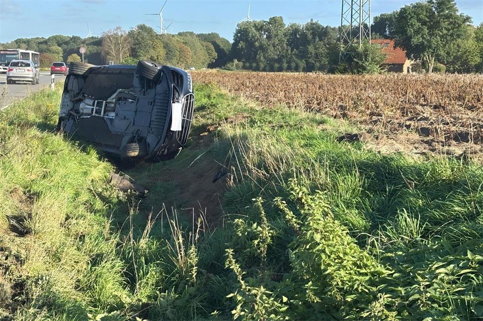 Auf der Borkener Straße in Heiden ist es zu einem Unfall gekommen. Der Südring ist gesperrt.
