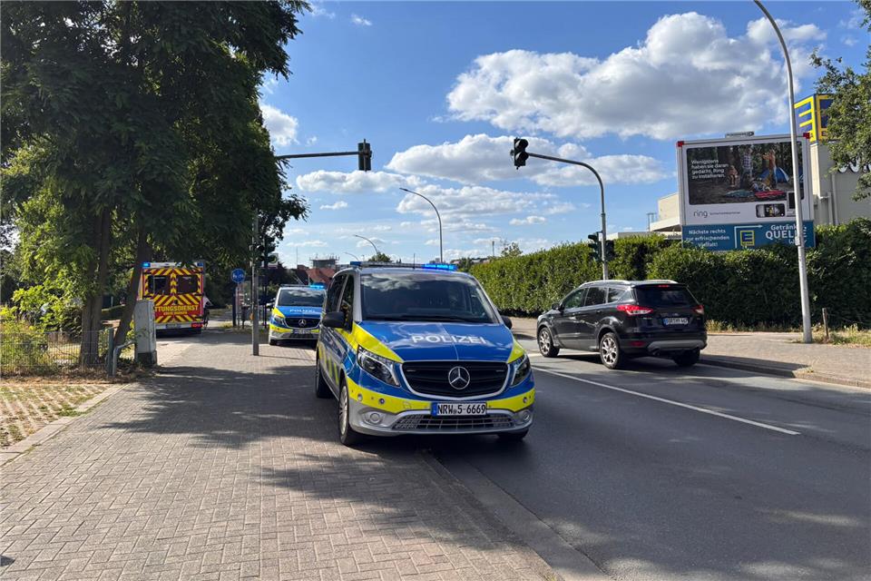 Auf der Burloer Straße kam es zu dem Unfall mit dem Radfahrer.