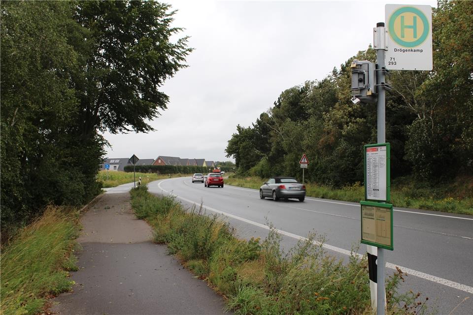Auf der Dorstener Straße (B 224) soll Tempo 70 künftig bereits im Bereich der Straße Zum Schelderhoff gelten.