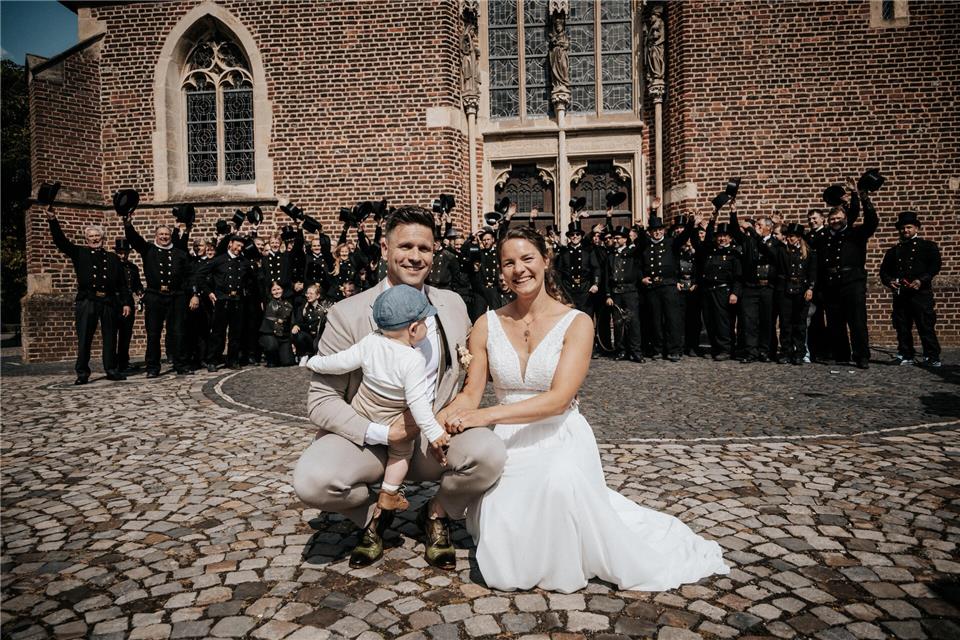 Auf der Hochzeit von David Storks kamen 1800 Euro für krebskranke Kinder zusammen.