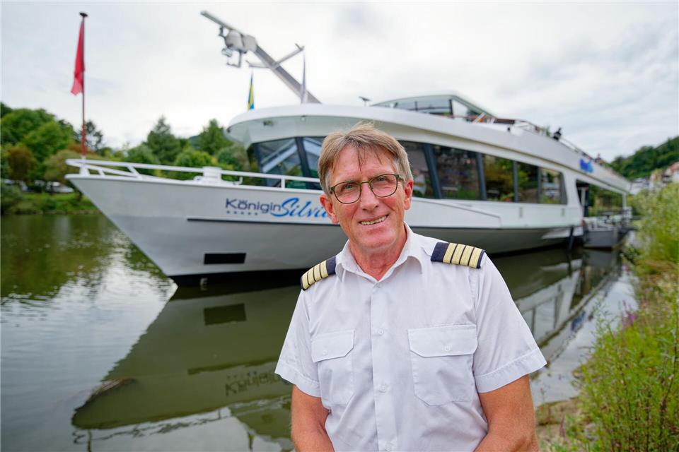 Auf der „Königin Silvia“ hat Karl Hofstätter auch schon die echte Königin Silvia begrüßt. Uwe Anspach/dpa