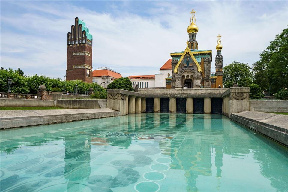 Auf der Mathildenhöhe steht ein 125-jähriges Jubiläum an. (Archivbild)Frank Rumpenhorst/dpa