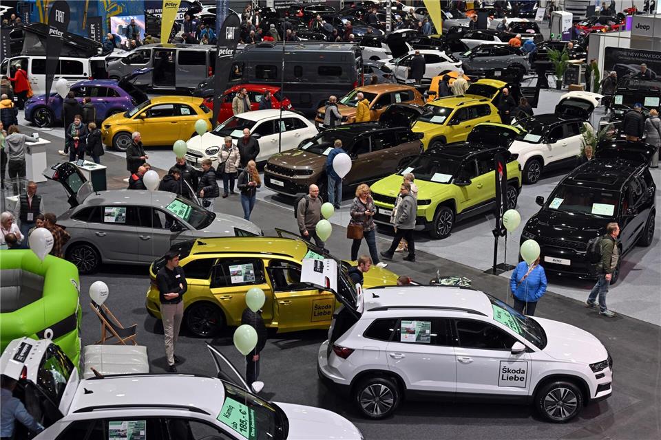 Auf der Messe sind 42 Marken vertreten.Martin Schutt/dpa
