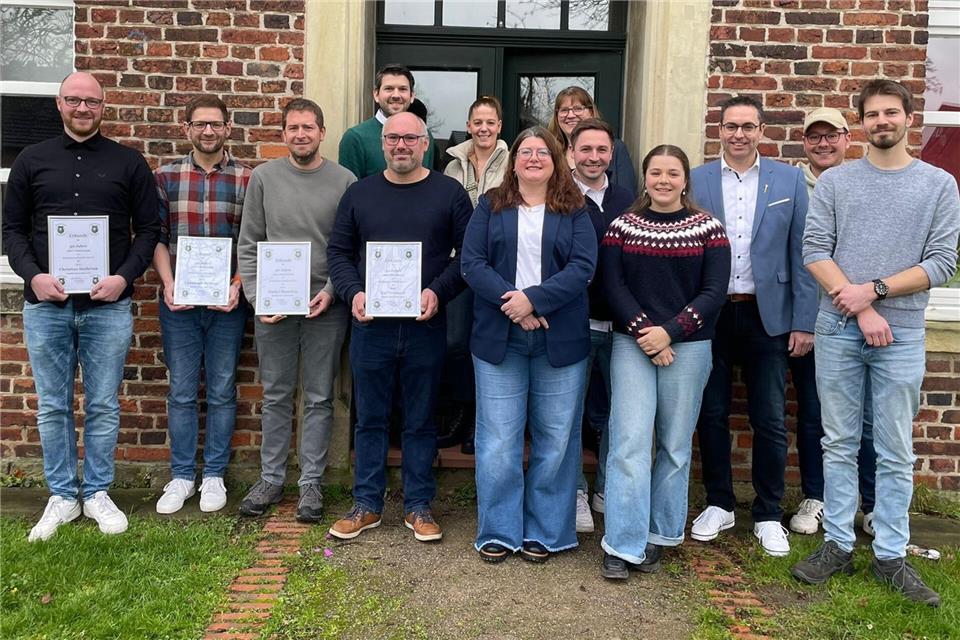 Auf der Mitgliederversammlung des Fanfarencorps Raesfeld standen unter anderem Ehrungen und Wahlen auf dem Programm.