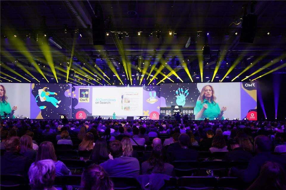 Auf der OMR sprechen führende Köpfe der Branche über digitales Marketing, Software und Tec.Marcus Brandt/dpa