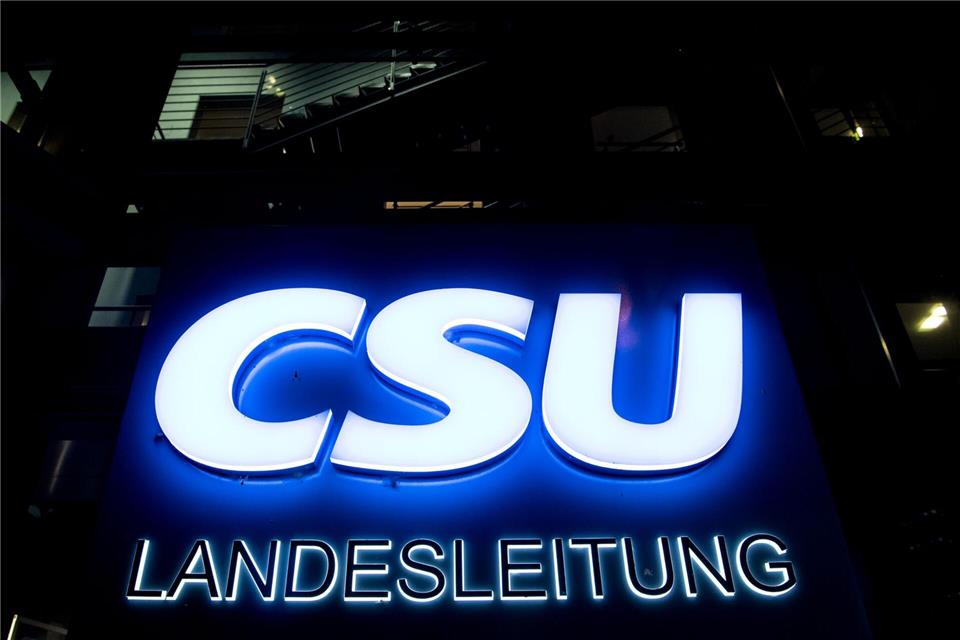 Auf die Parteizentrale der CSU in München wurde mutmaßlich ein Brandanschlag verübt. (Archivbild)picture alliance / Sven Hoppe/dpa