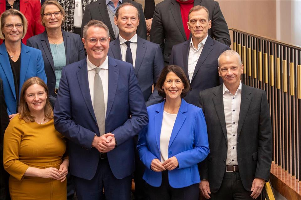 Auf die Staatskanzlei entfällt der größte Finanzposten. (Archivbild)Helmut Fricke/dpa