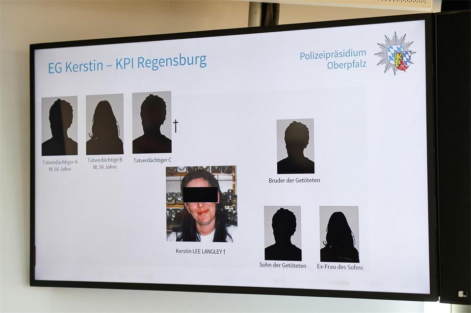 Auf einem Schaubild zeigten die Ermittler die relevanten Menschen im Cold Case. Daniel Löb/dpa