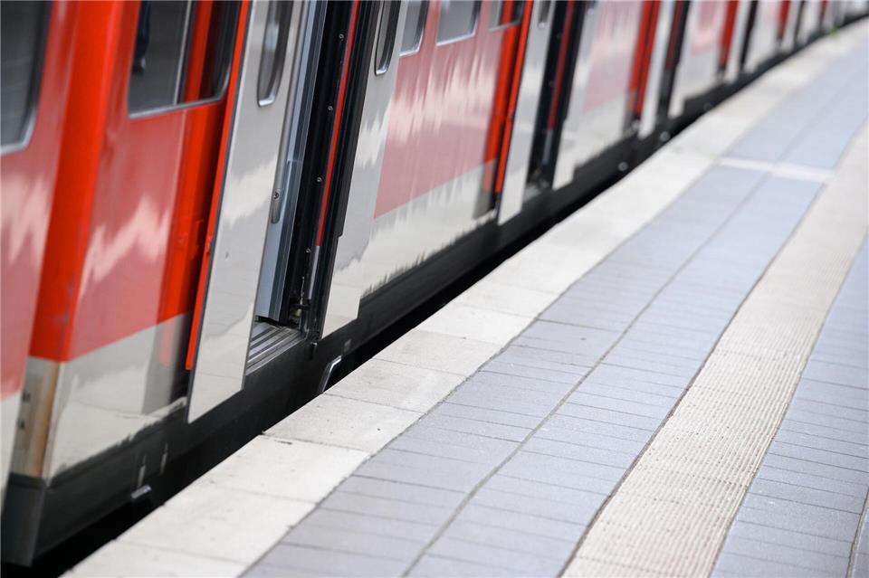 Auf einer Sitzbank in einer Hamburger S-Bahn fanden Fahrgäste einen verdächtigen Gegenstand. (Symbolbild)Jonas Walzberg/dpa