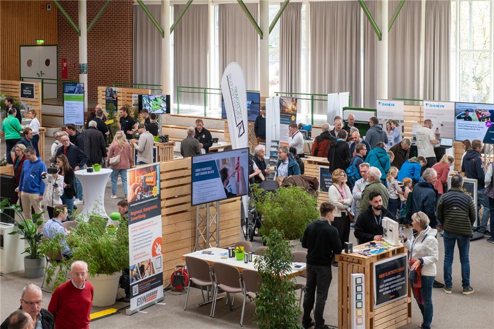 Auf großes Interesse ist die dritte B & W-Energiemesse in der Westmünsterlandhalle gestoßen.