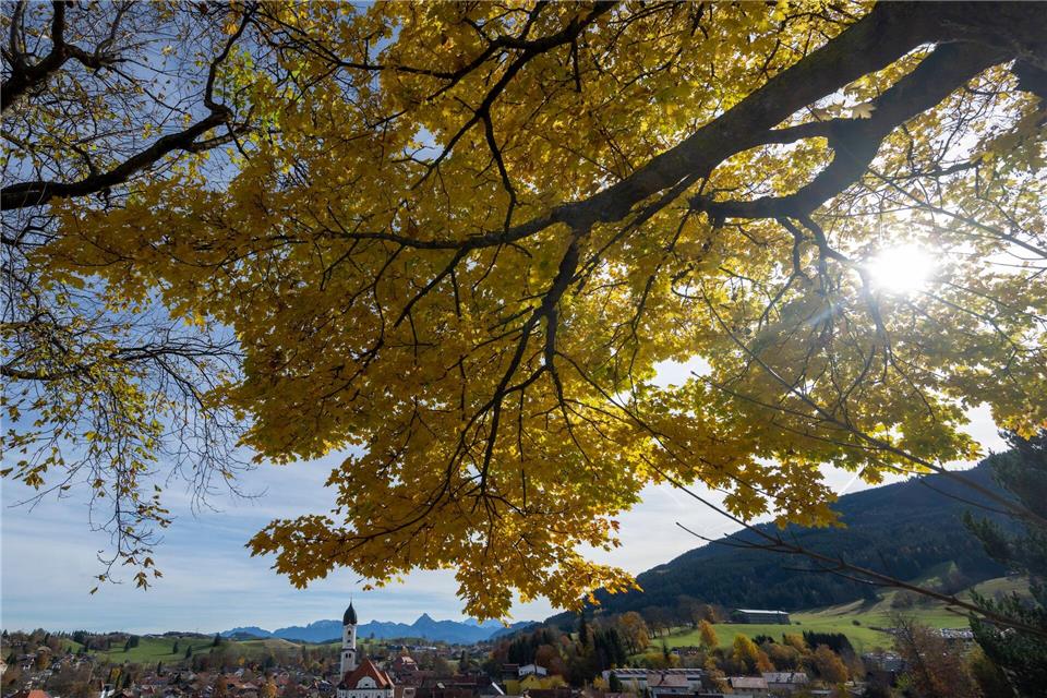 Auf mildes Herbstwetter am Samstag folgte am Sonntag vielerorts reichlich Regen.Stefan Puchner/dpa
