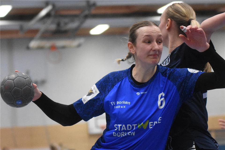 Auf möglichst viele Treffer von Sandra Tepferd hofft der Oberligist TV Borken im Heimspiel gegen die Reserve von TD Lank.