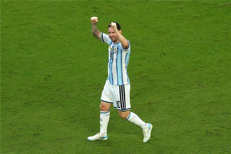 Auf wen könnte Messi im Viertelfinale treffen?Marta Lavandier/AP/dpa