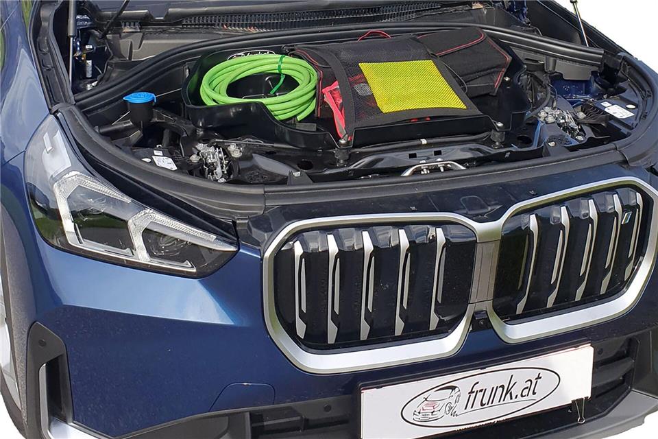 Aufgeräumte Zubehörsammlung: So findet auch das Ladekabel vom E-Auto einen angestammten Platz.frunk.at/dpa-tmn