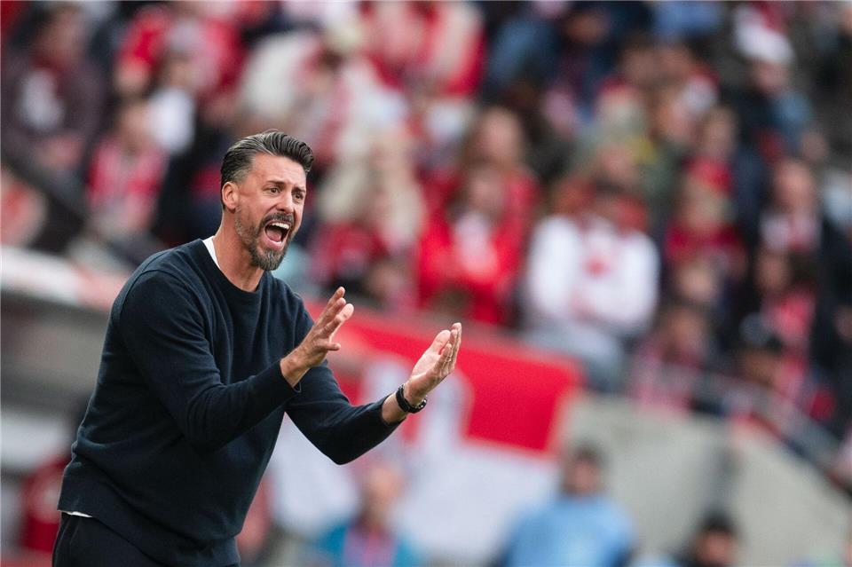 Wegen Gelber Karten: Augsburg-Trainer Wagner ruft bei DFB an  Augsburg-Trainer Sandro Wagner ist in dieser Saison bereits dreimal verwarnt worden. (Archivfoto)Marius Becker/dpa