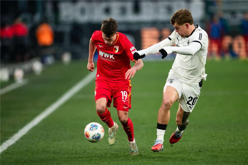 Augsburg konnte sich nur selten durchsetzen.Marius Becker/dpa