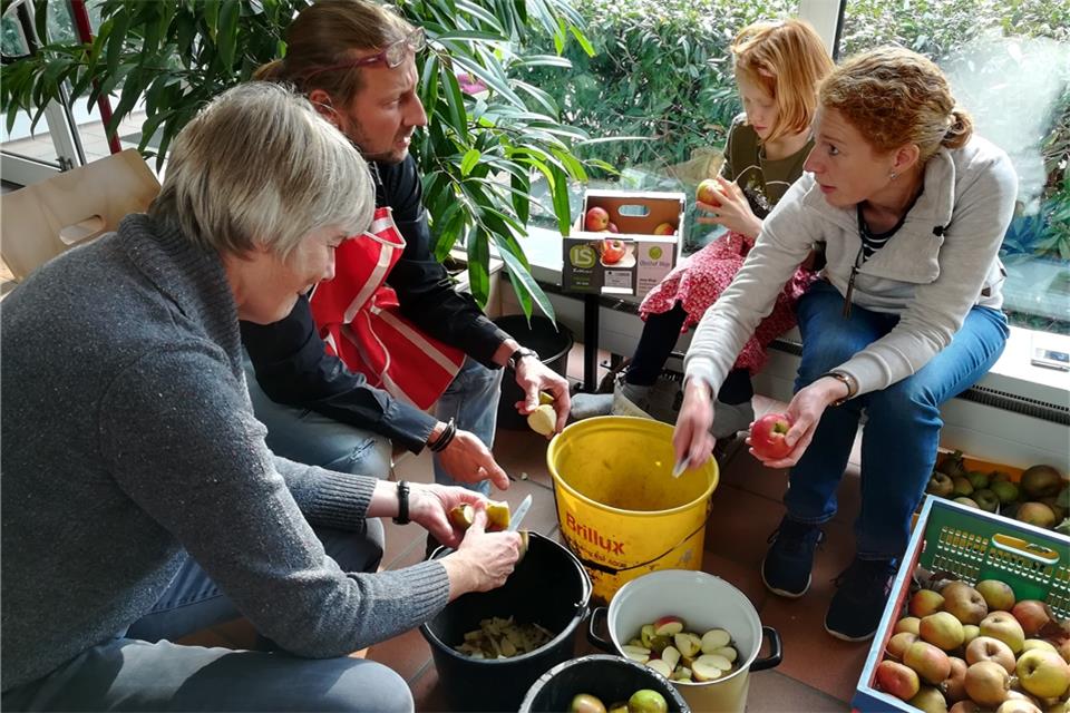 Aus Äpfeln wurde unter anderem Saft gemacht.