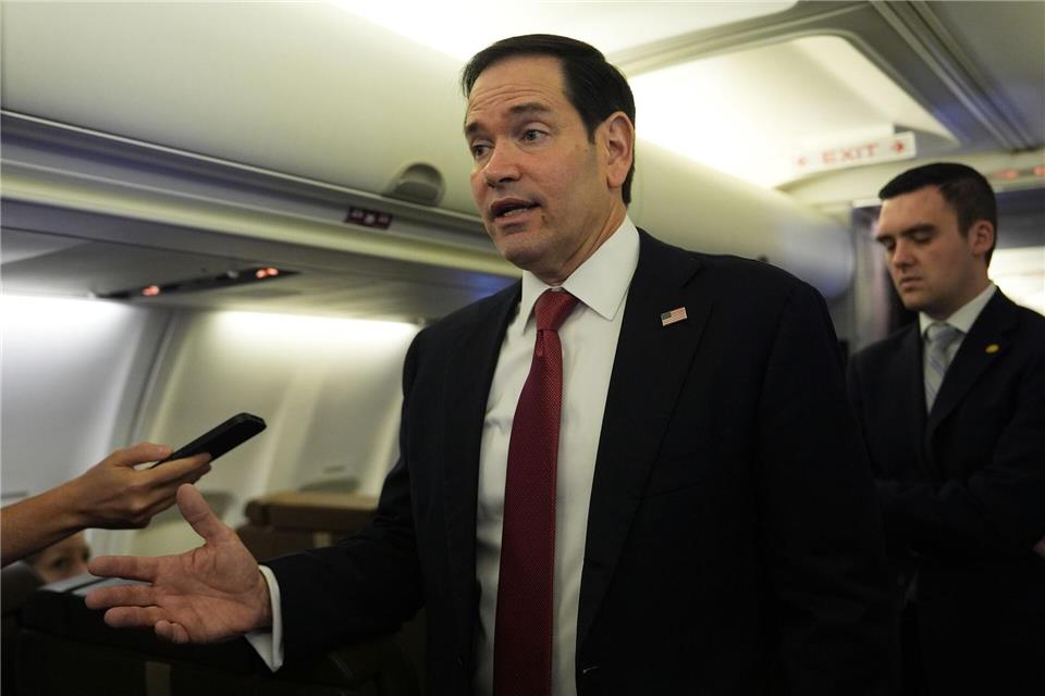 Aus Sicht von US-Außenminister Marco Rubio kann das Aushandeln eines Rahmenabkommens zur Lösung des Iran-Kriegs noch Tage dauern.Julia Demaree Nikhinson/Pool AP/dpa