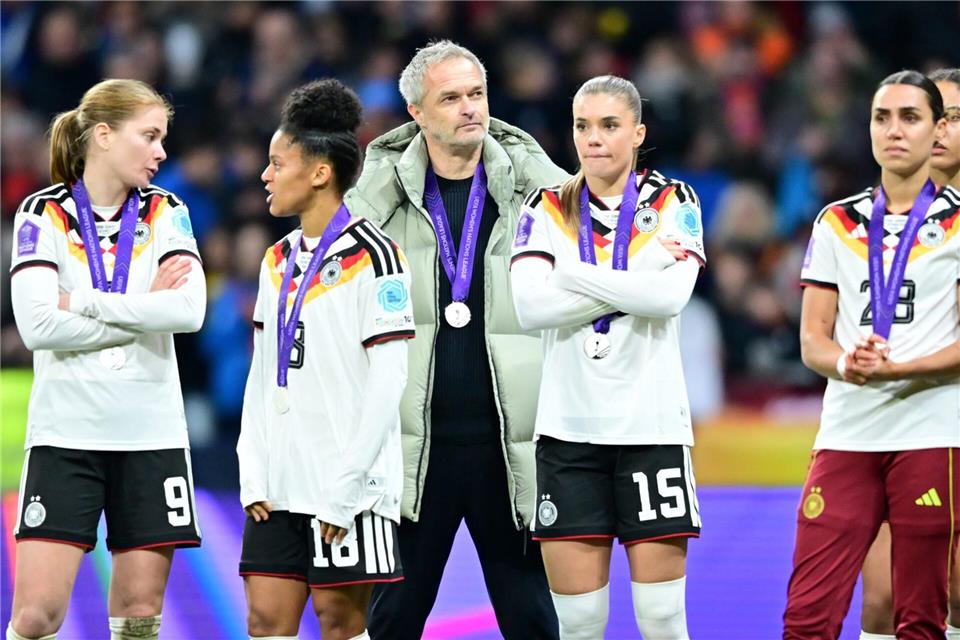 Aus der Traum: Spanien zeigte den deutschen Fußballerinnen ihre Grenzen auf.Sebastian Christoph Gollnow/dpa