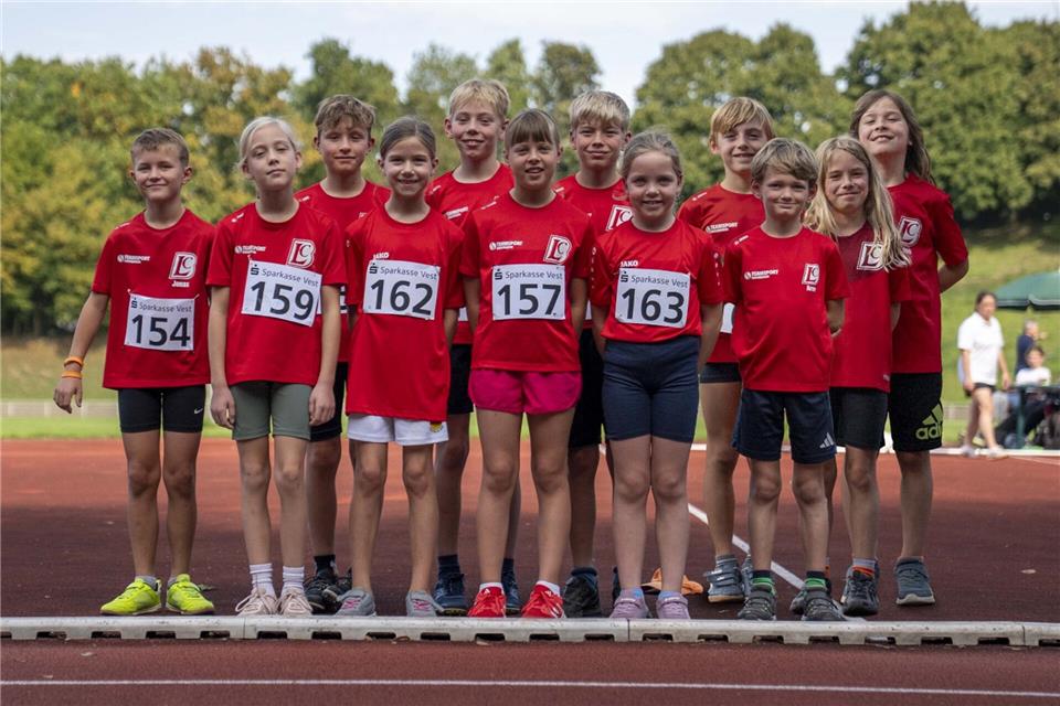 Aus einem Dutzend Leichtathletinnen und -athleten des LC Borken gingen vier Stadtmeister hervor.