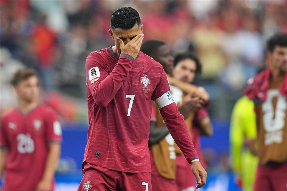 Aus im Achtelfinale: Portugal und Cristiano Ronaldo sind draußen.Julio Cortez/AP/dpa