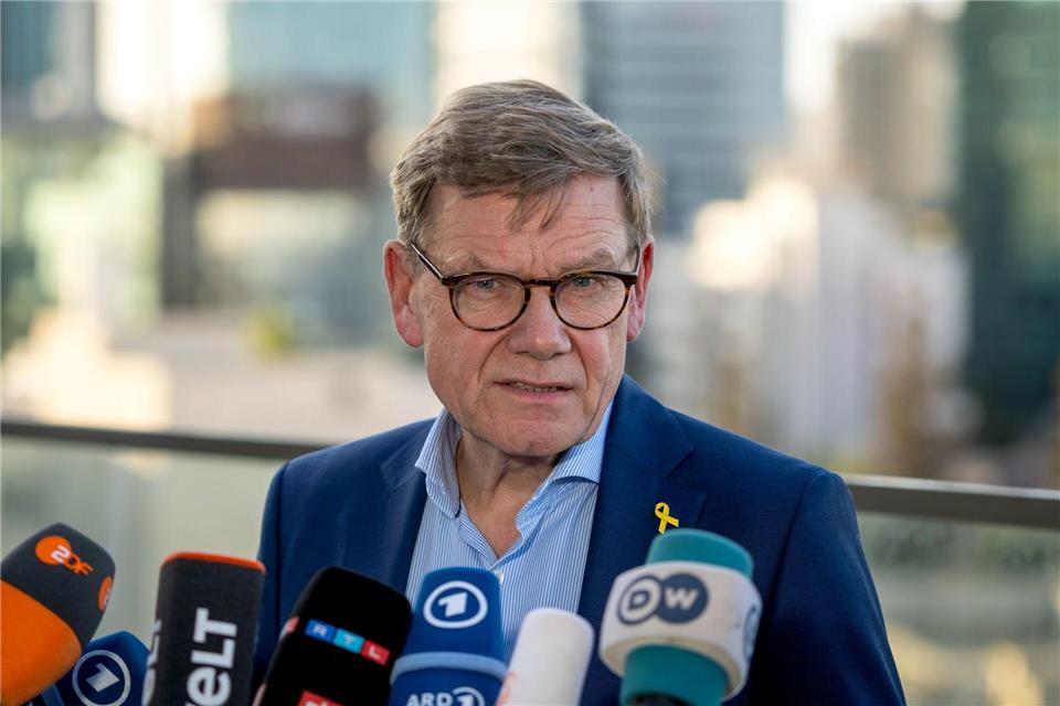 Außenminister Johann Wadephul setzt heute seine Vermittlungsreise fort. Soeren Stache/dpa