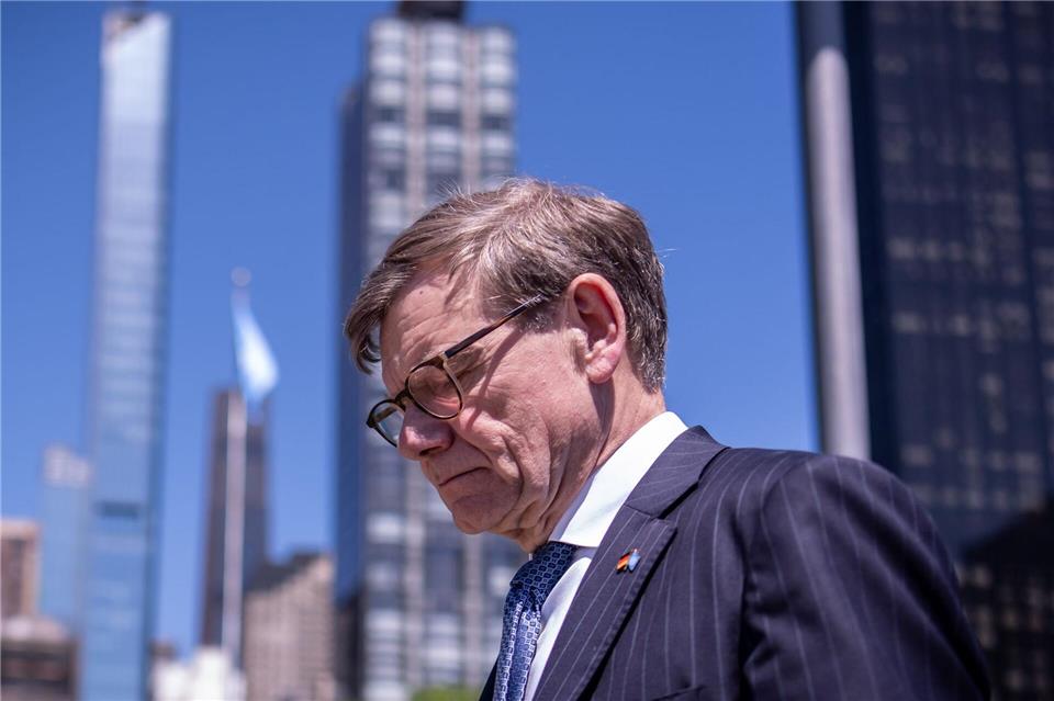 Außenminister Wadephul hat intensiven Wahlkampf in New York betrieben. Gereicht hat es am Ende nicht.Michael Kappeler/dpa