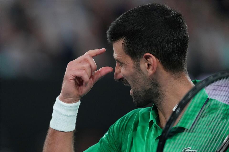 Australian-Open-Finale: Djokovic reagiert AlcarazAsanka Brendon Ratnayake/AP/dpa