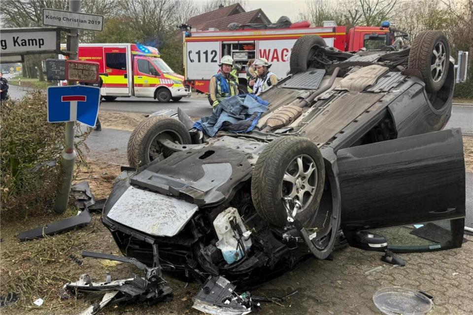 Autofahrer hatte Glück im Unglück..