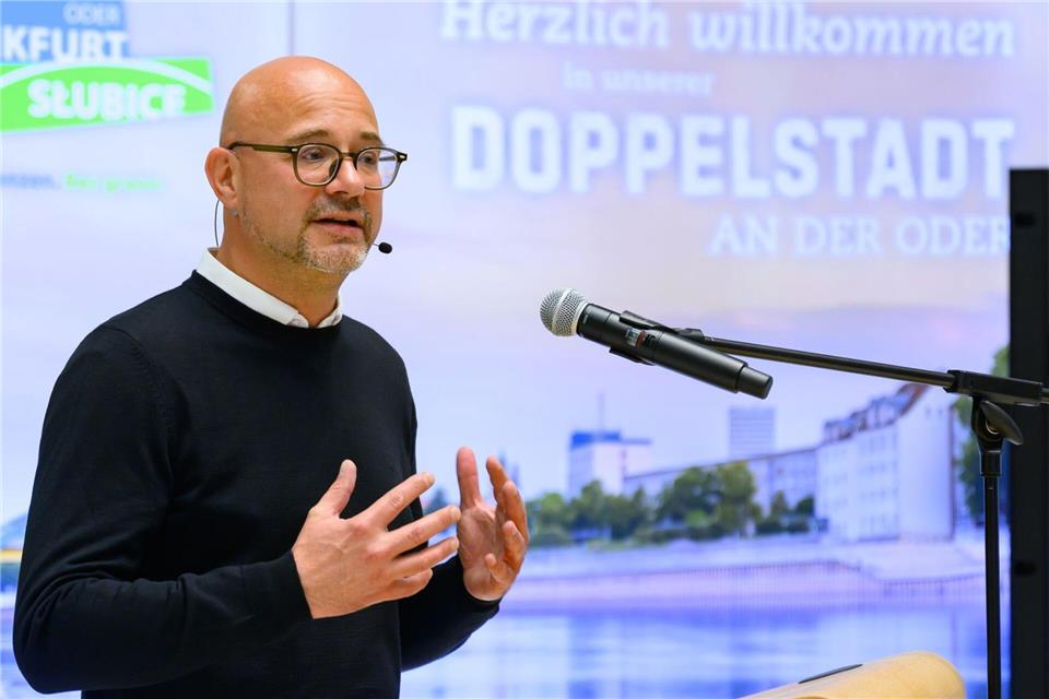 Axel Strasser übernimmt ab Sonntag die Amtsgeschäfte in Frankfurt (Oder). (Archivbild)Patrick Pleul/dpa