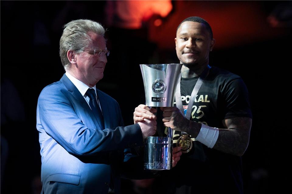 BBL-Boss Stefan Holz kann sich ein gemeinsames Top Four vorstellen. (Archivbild)Sebastian Kahnert/dpa