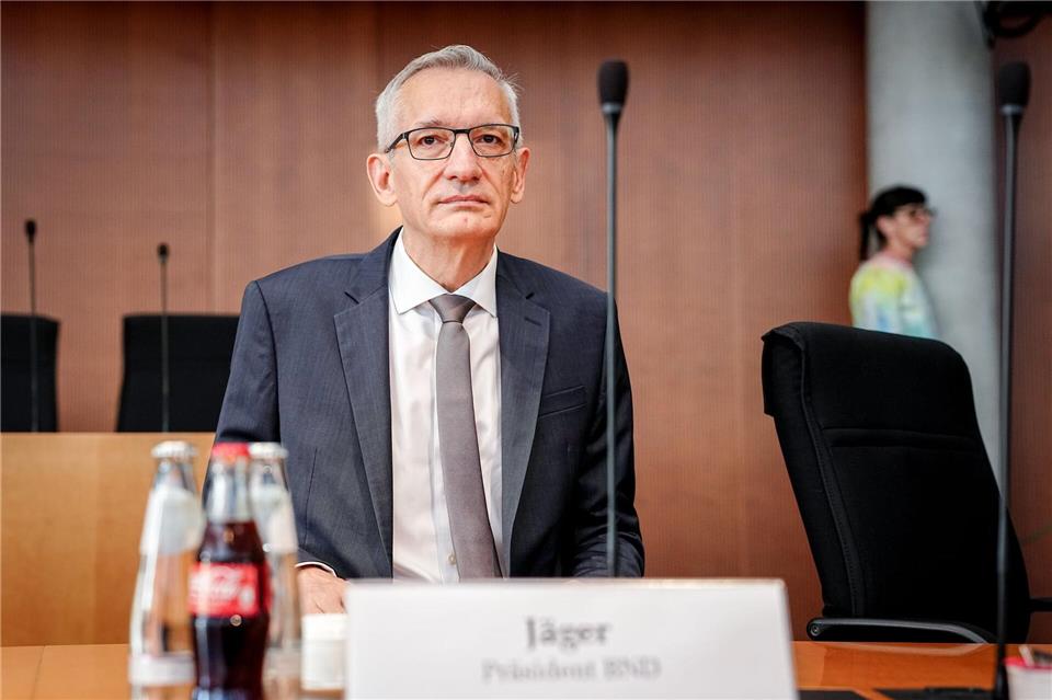 BND-Präsident Martin Jäger warnt vor einer Eskalation mit Russland: „Wir stehen schon heute im Feuer.“Kay Nietfeld/dpa