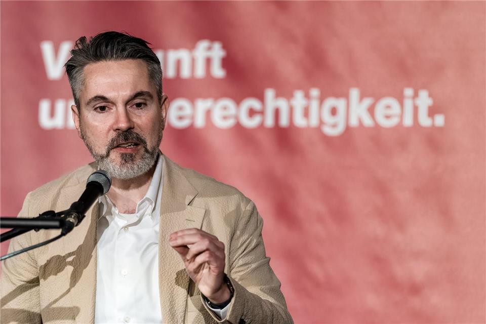 BSW-Chef Fabio De Masi zeigt sich zuversichtlich für die Landtagswahl in Sachsen-Anhalt.Frank Hammerschmidt/dpa