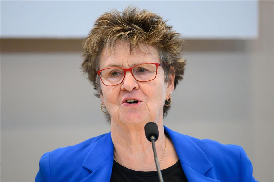 BSW-Chefin Zimmermann gibt vor allem der SPD die Schuld am Scheitern der Sondierung in Sachsen (Archivbild).Robert Michael/dpa