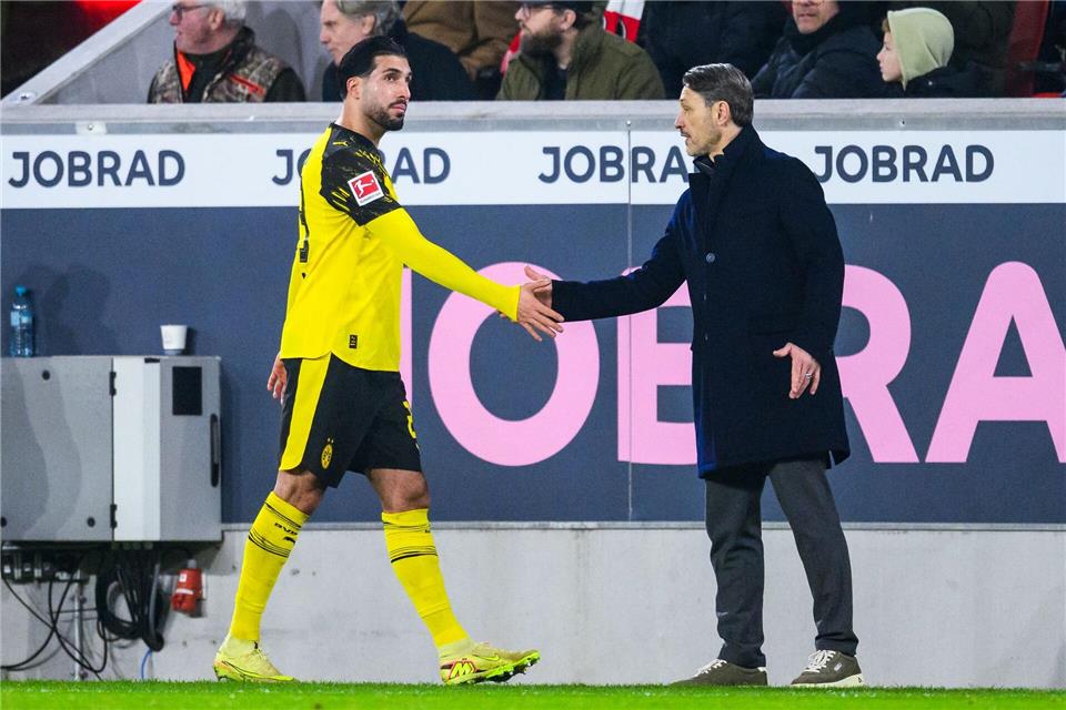 BVB-Kapitän Emre Can steht Trainer Niko Kovac auch am Freitagabend gegen Mainz 05 nicht zur Verfügung. (Archivbild)Tom Weller/dpa