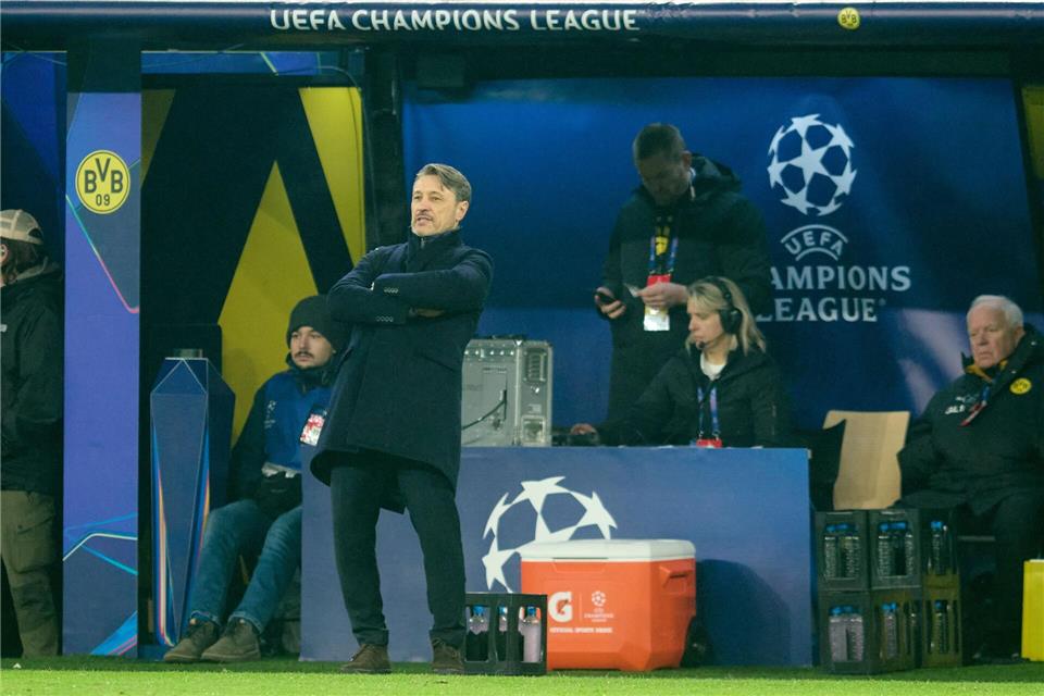 BVB-Trainer Niko Kovac sah kein Spiel für Fußball-Feinschmecker.Bernd Thissen/dpa