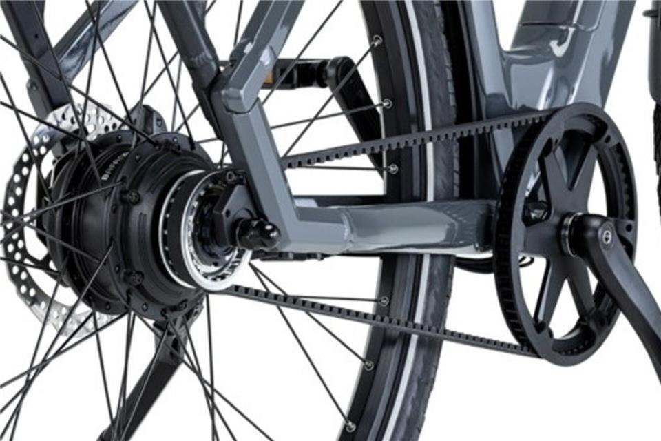 Bafang Elektro-Hinterradmotor H 410 mit einem Zweigang-Automatikgetriebe, das durch den Drehmomentsensor aktiviert wird.