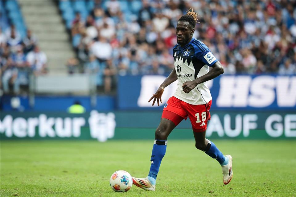Bakery Jatta traf mal wieder für den HSV.Christian Charisius/dpa