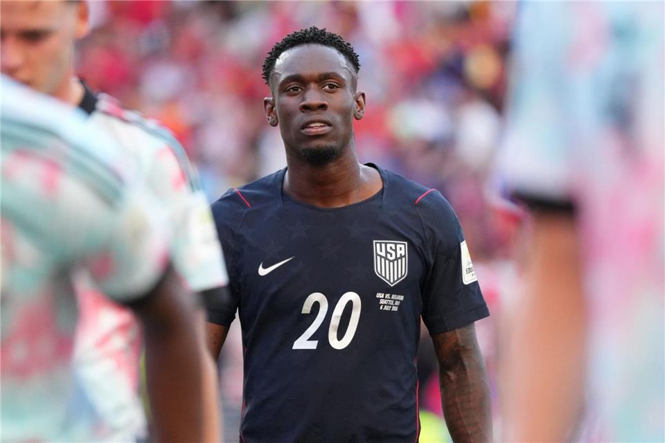 Balogun durfte gegen Belgien spielen, die Niederlage verhindern konnte er nicht.Ted S. Warren/AP/dpa