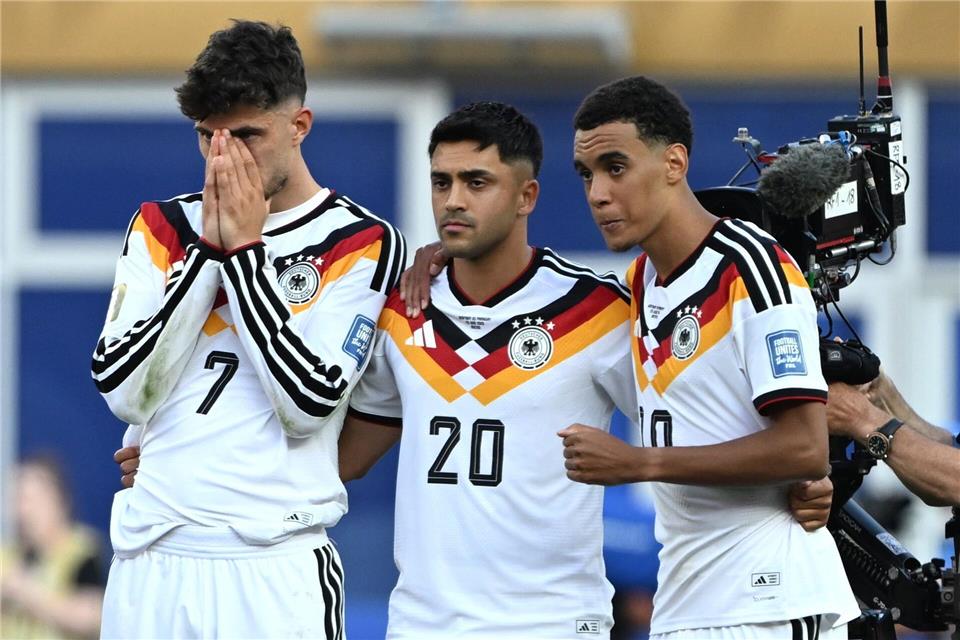 Bangen im Elfmeterschießen: Deutschland ist ausgeschieden.Federico Gambarini/dpa