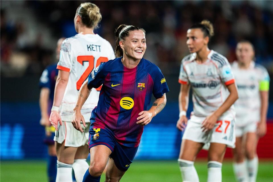 Barcelona und Claudia Pina drehen gegen die Bayern aufJoan Gosa/XinHua/dpa