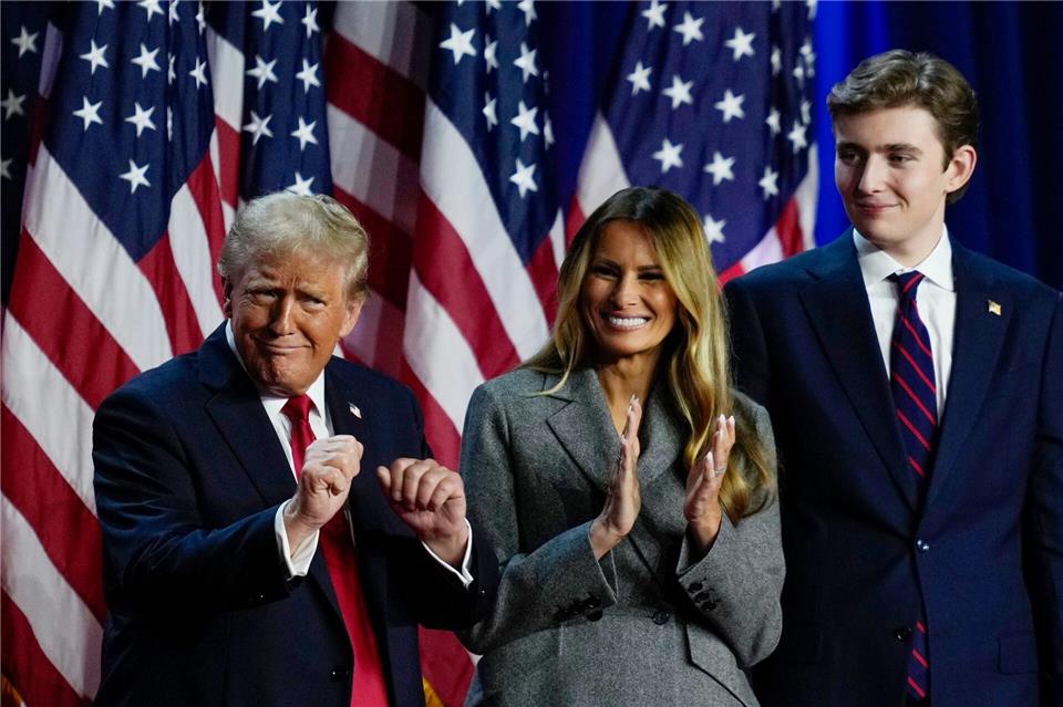 Barron ist das einzige gemeinsame Kind von Donald Trump und First Lady Melania. (Archivbild)Julia Demaree Nikhinson/AP